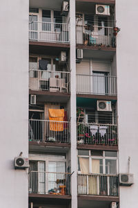 Low angle view of building in city