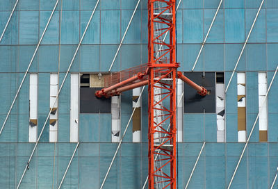 Low angle view of construction site