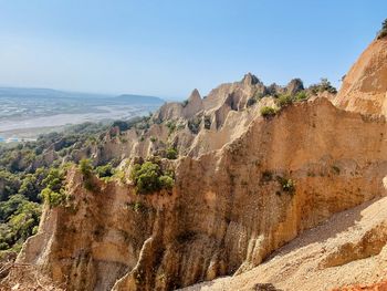 Panoramic view of landscape against sky