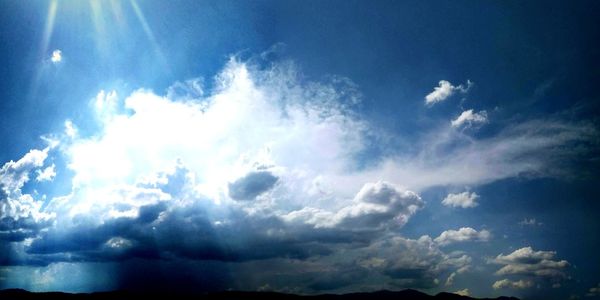 Low angle view of clouds in sky