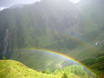 Scenic view of mountains