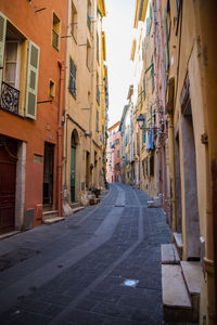 Alley amidst buildings