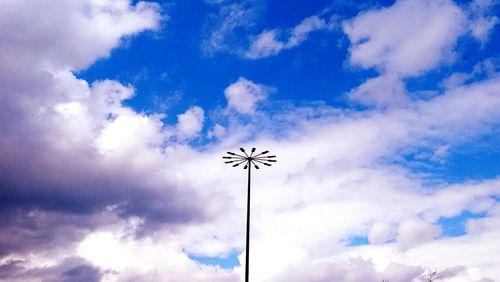 Low angle view of cloudy sky