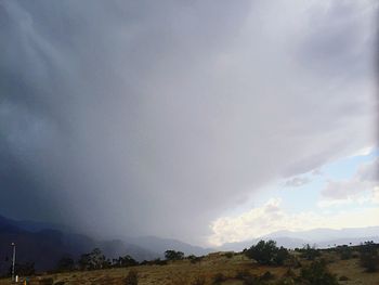 Scenic view of landscape against sky