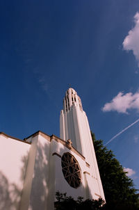 Low angle view of building against sky