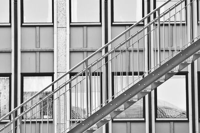 Low angle view of staircase of building