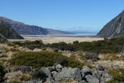 Scenic view of landscape against sky