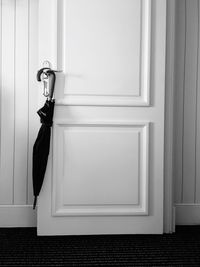 Clothes hanging on window