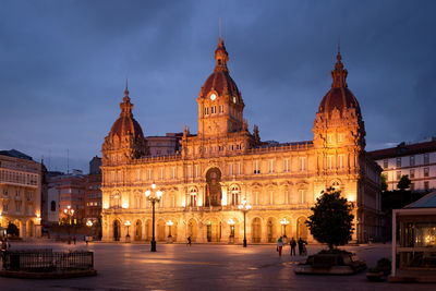 Low angle view of cathedral