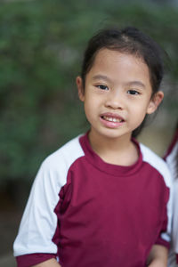 Portrait of smiling girl