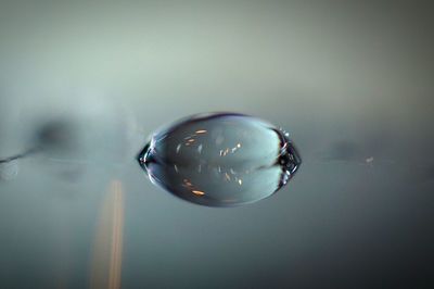 Close-up of bubbles in water