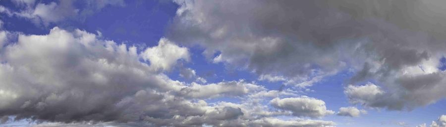 Low angle view of clouds in sky