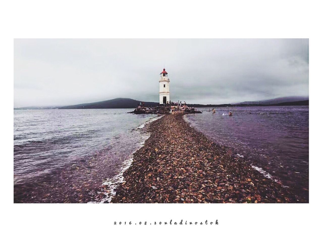 VIEW OF LIGHTHOUSE ON SHORE