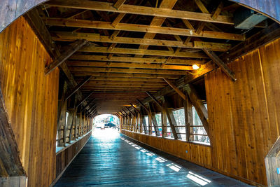 Interior of bridge