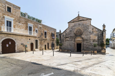 Locorotondo in the summer sun. warm puglia.