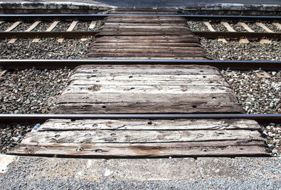 View of railroad tracks