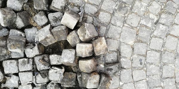 Full frame shot of stone wall