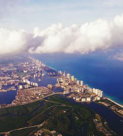 Aerial view of cityscape