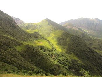 Scenic view of mountains