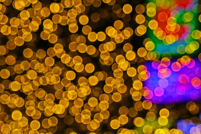 Full frame shot of multi colored lights