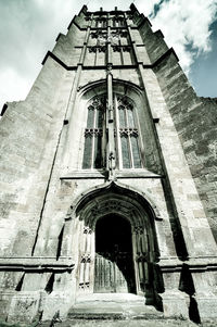 Low angle view of church against sky