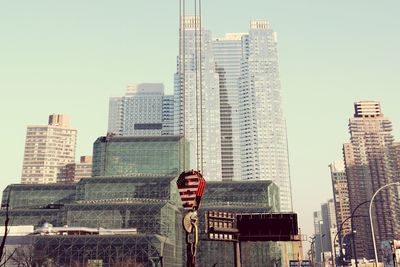 Low angle view of modern building
