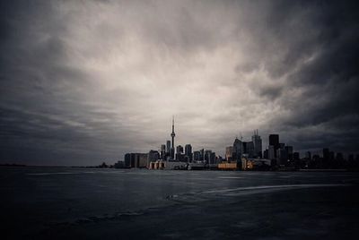 City skyline against sky