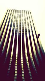 Low angle view of skyscraper