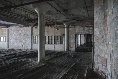 Interior of abandoned home