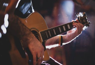 Man playing guitar