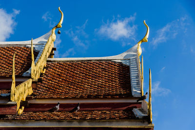 Low angle view of building against sky