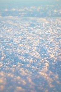 Aerial view of cloudy sky
