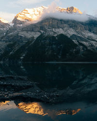 Scenic view of mountains