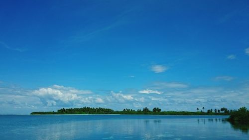 Scenic view of calm sea