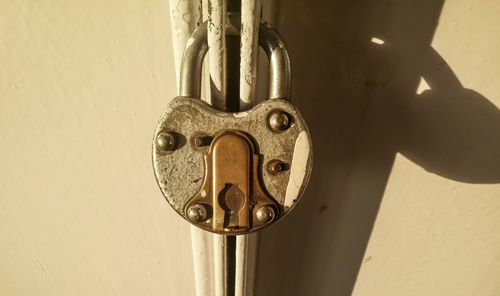 Close-up of heart shape hanging