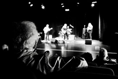 Crowd at music concert