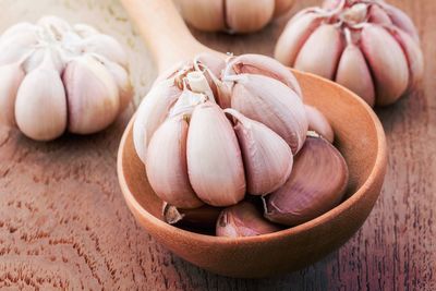 Close-up of garlic