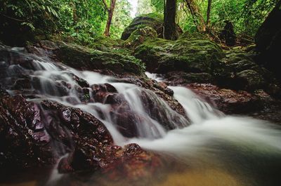 View of waterfall