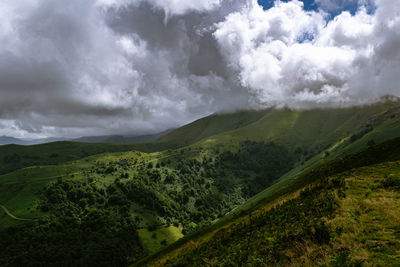 Scenic view of landscape against sky