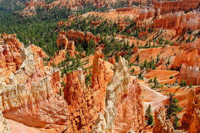 View of rock formations