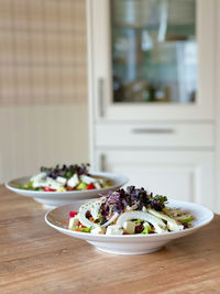 Close-up of food served in plate