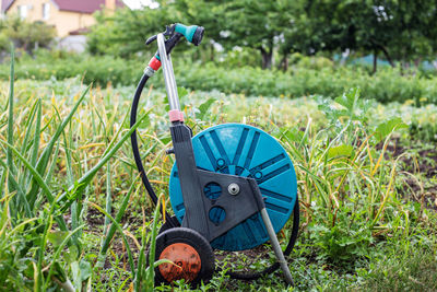 An image of a garden hose. hose for irrigation