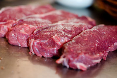 Close-up of red meat