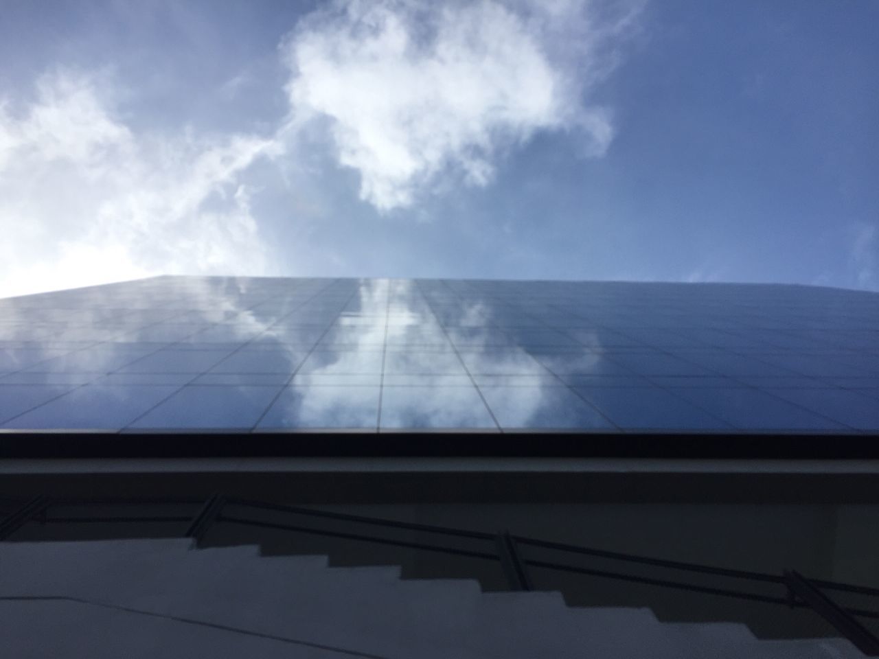 LOW ANGLE VIEW OF SKY SEEN THROUGH WINDOW