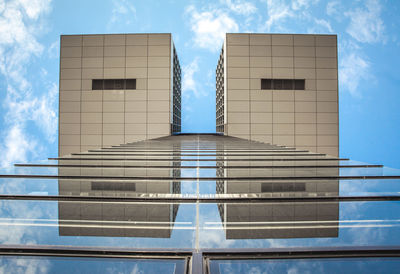 Low angle view of building against sky