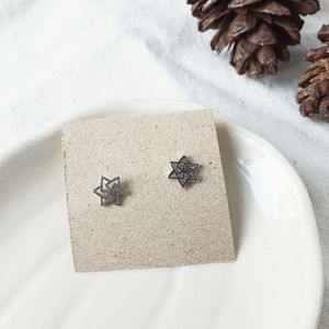 High angle view of cookies on table