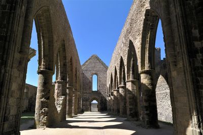 Abbey ruins at france most western point 