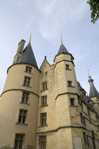 Low angle view of building against sky