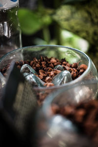 Close-up of food in container