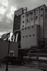 Industrial building against sky